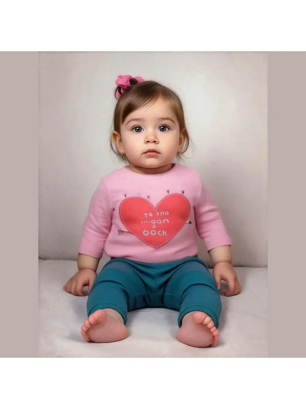 Carter's Organic 3-6M Baby Outfit Set Valentines Day